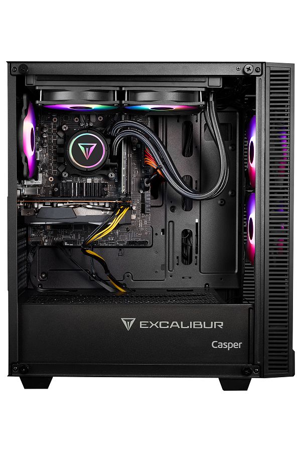 CASPER Excalibur E65H.144F-EFD0X-0RD INTEL i5-14400F 64GB RAM 1TB NVMe SSD RTX4060TI DOS GAMING SIVI S - Görsel 3