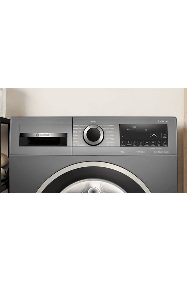 Bosch WGA244ZRTR A Enerji Sınıfı 9 kg 1400 Devir Çamaşır Makinesi Gri - Görsel 2
