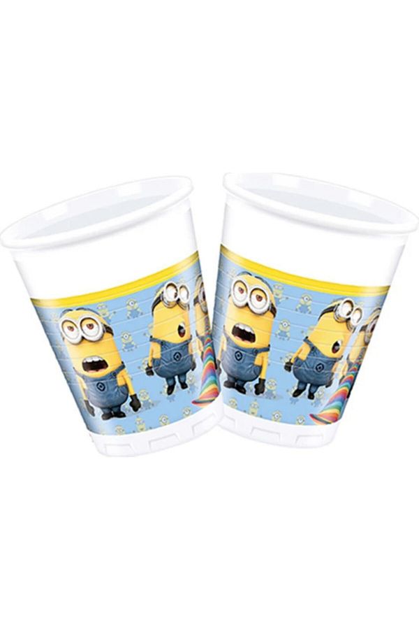 Roll-up Minnions Plastik Bardak 8' Li Cakes&Party