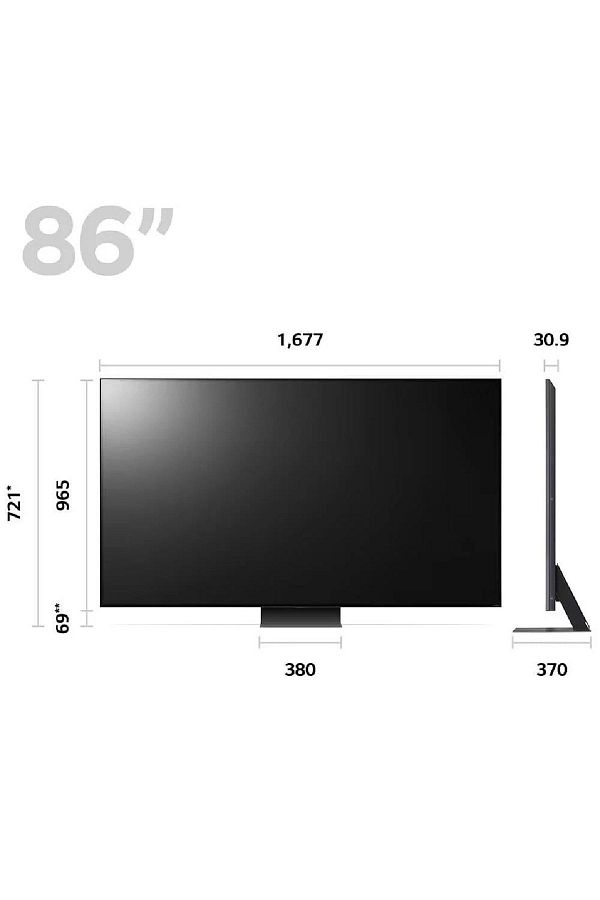 LG 86QNED816 86inc 218 cm 4K webOS Smart TV,Uydu Alıcılı - Görsel 5