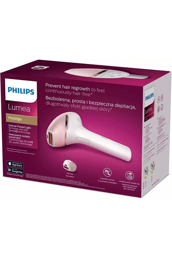 Philips PRESTİGE Lumea Lazer Epilasyon IPL Tüy Alma Cihazı, Çanta Hediyeli, Yüz ve Vücut, 450,000 ATM , - Görsel 7