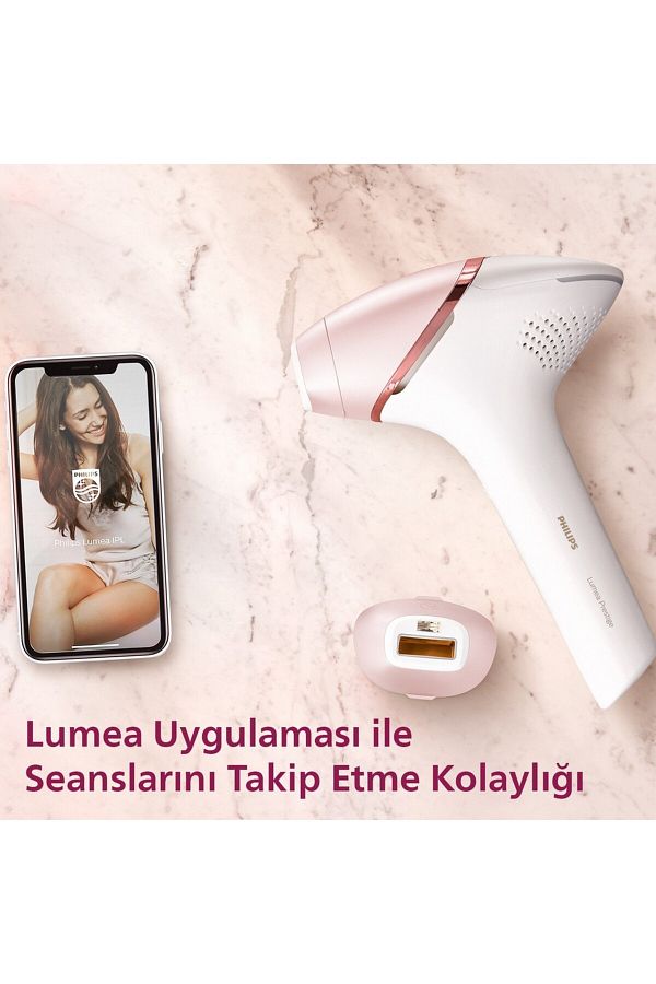 Philips PRESTİGE Lumea Lazer Epilasyon IPL Tüy Alma Cihazı, Çanta Hediyeli, Yüz ve Vücut, 450,000 ATM , - Görsel 5