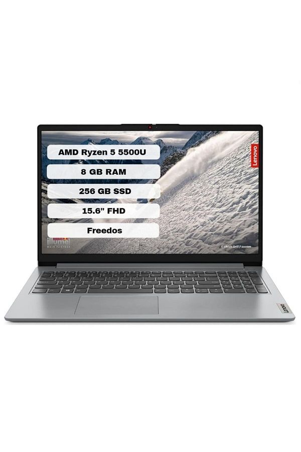 LENOVO IdeaPad 1 82R40070TX AMD Ryzen 5 5500U 8GB 256GB SSD Freedos 15.6" FHD Taşınabilir Bilgisayar