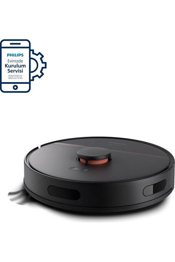 Philips Homerun 7100 Serisi Islak Kuru Moplu Toz Toplama Istasyonlu,kendini Temizleyen Robot Süpürge, Siyah - Görsel 2