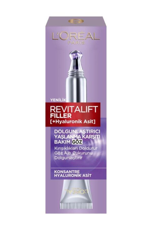 Revitalift Filler Dolgunlaştırıcı Yaşlanma Karşıtı Göz Bakım Kremi 15ml -Hyaluronik Asit_1