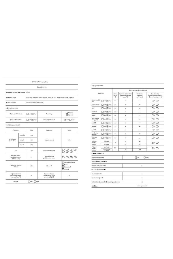 Uğur Ued 8273 Dtk Nf D/s 8 Çekmeceli Dikey Derin Dondurucu - Görsel 4