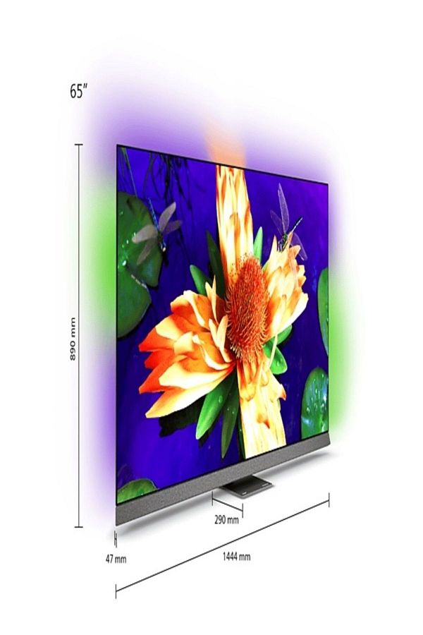 Philips 65OLED907 65 inç 165 Ekran Uydu Alıcılı Android Smart 3 Taraflı Ambilight 4K Ultra HD OLED - Görsel 2
