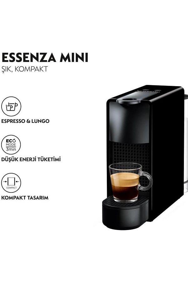 Nespresso C30 Essenza Mini Kahve Makinesi,Siyah - Görsel 2