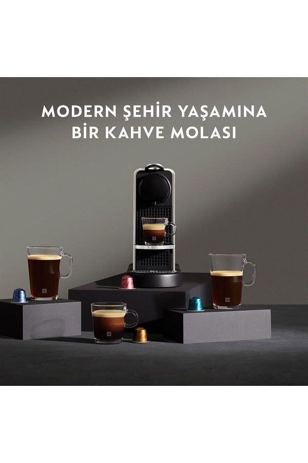 Nespresso D140 Citiz Platinum,paslanmaz Çelik Kapsüllü Kahve Makinesi - Görsel 6