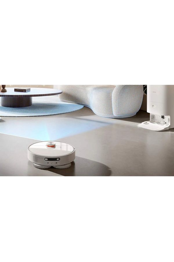 Xiaomi Süpürme Mop Kaldırma ve Düşme önleyici Kontrol İstasyonlu Robot Süpürge Yedek Temizlik Seti+Lambader - Görsel 5