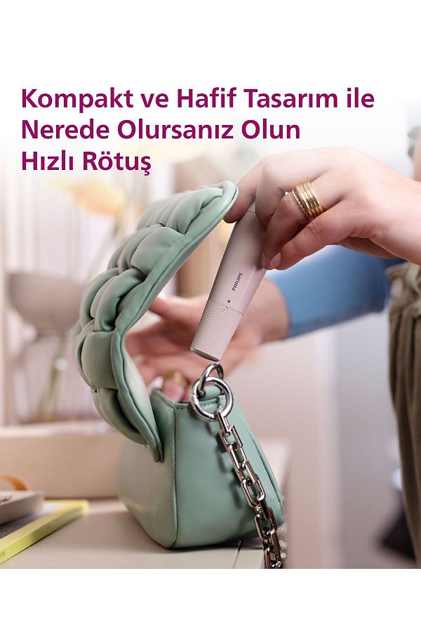 Philips BRR454/00 Yüz Tüy Alma Makinesi,Ayna Ve Tam Çember Led Işıklı,Yıkanabilir Çıkan Başlık - Görsel 7