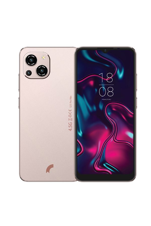 Reeder S23 Pro Max 6/128 Gb Pembe ( Türkiye Garantili)