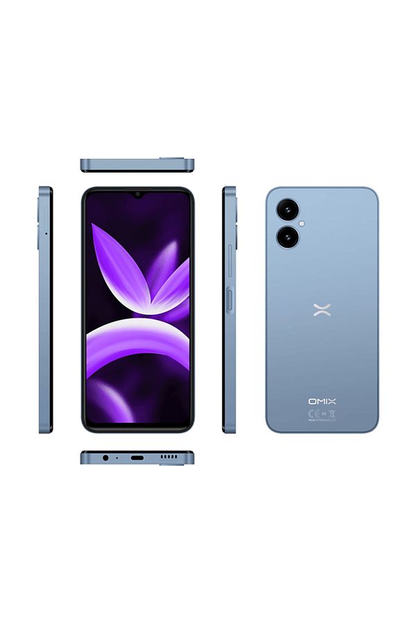 Omix X5 6/128GB Akıllı Telefon Mavi - Görsel 4