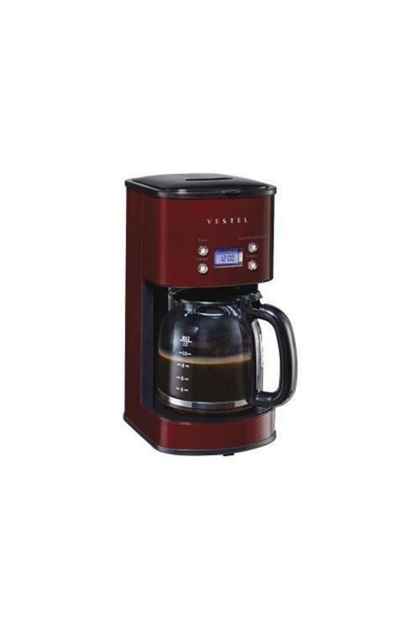 VESTEL Retro Bordo Filtre Kahve Makinası 1000w 12 Fincan Kapasite - Görsel 3