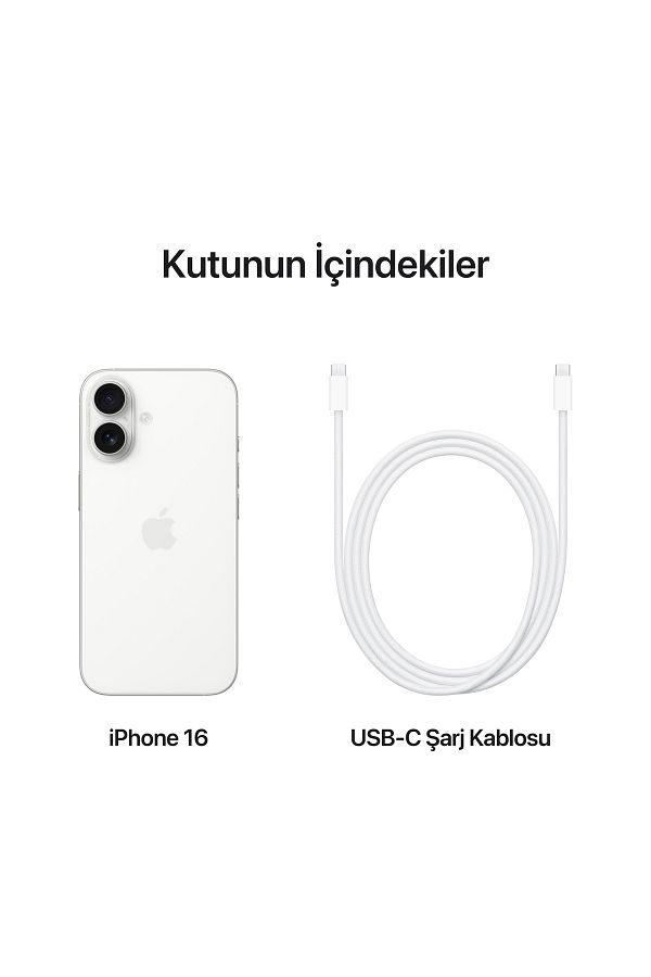 Apple iPhone 16 512GB Beyaz - Görsel 9