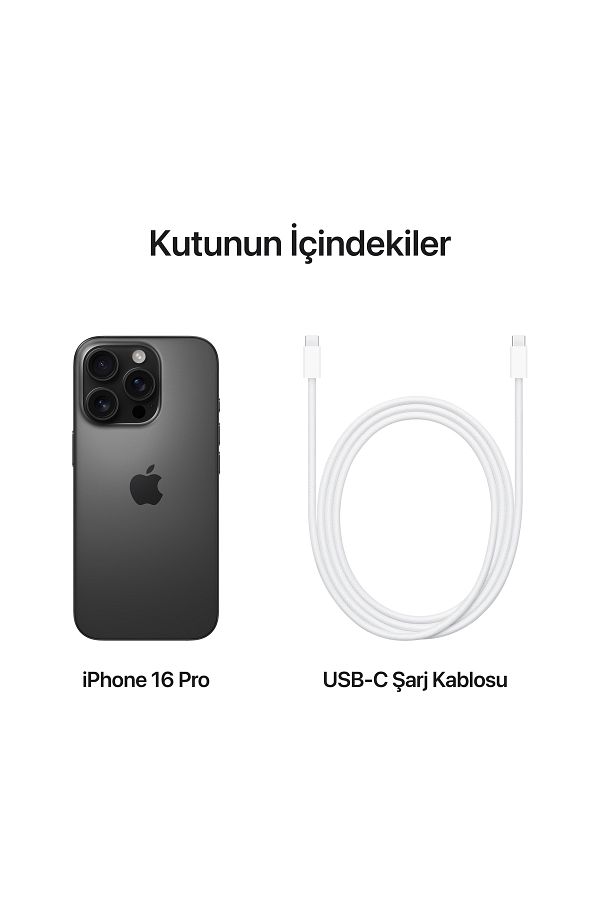 Apple iPhone 16 Pro 1TB Siyah Titanyum - Görsel 9