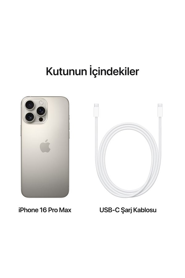 Apple iPhone 16 Pro Max 1TB Natürel Titanyum - Görsel 9