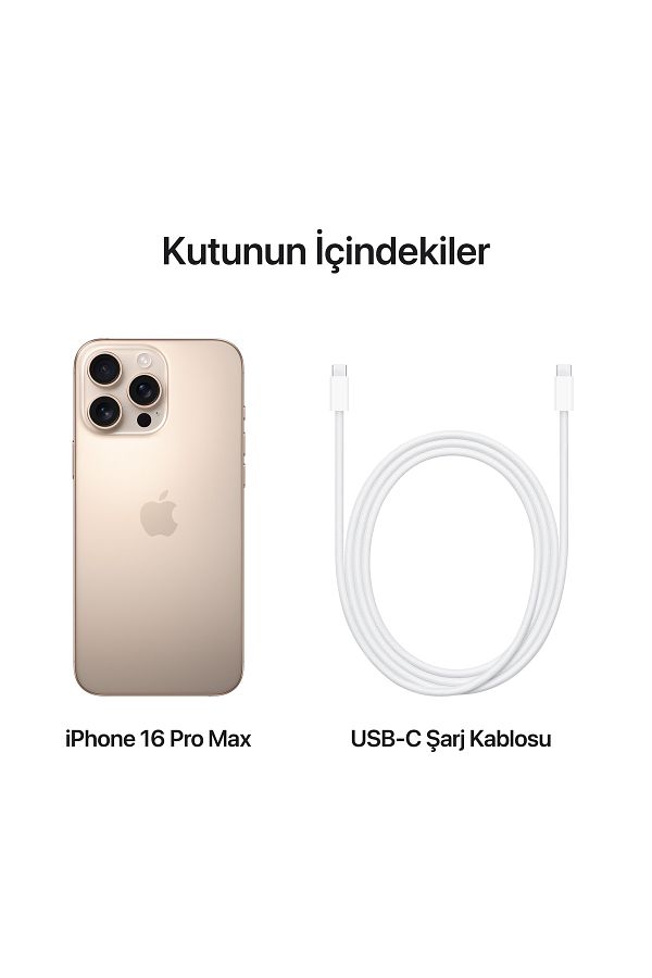 Apple iPhone 16 Pro Max 256GB Çöl Titanyum - Görsel 10
