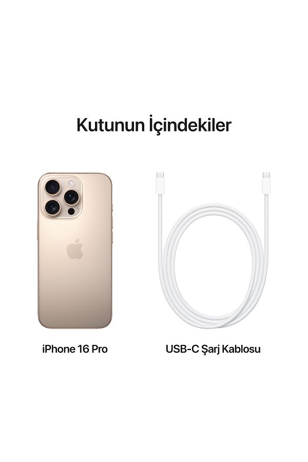 Apple iPhone 16 Pro 512GB Çöl Titanyum - Görsel 9