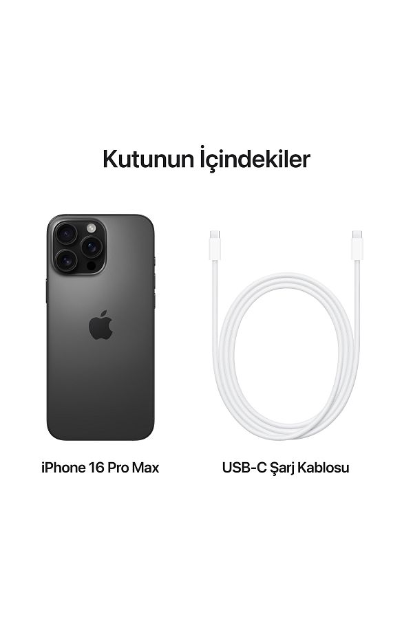 Apple iPhone 16 Pro Max 1TB Siyah Titanyum - Görsel 9