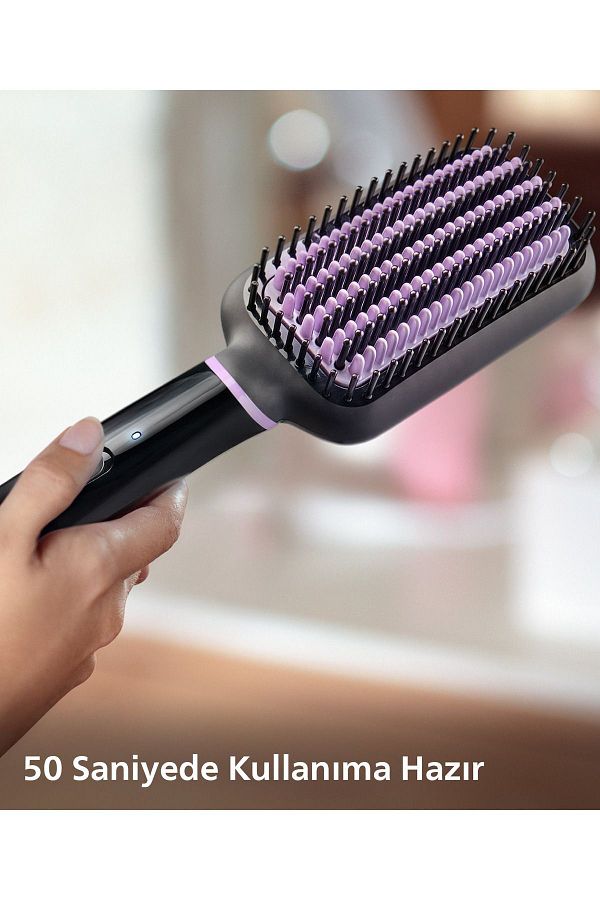 Philips Düzleştirici Tarak Bhh880/00,geniş Fırça Alanı,turmalin Seramik Kaplama,2 Sıcaklık Ayarı - Görsel 2