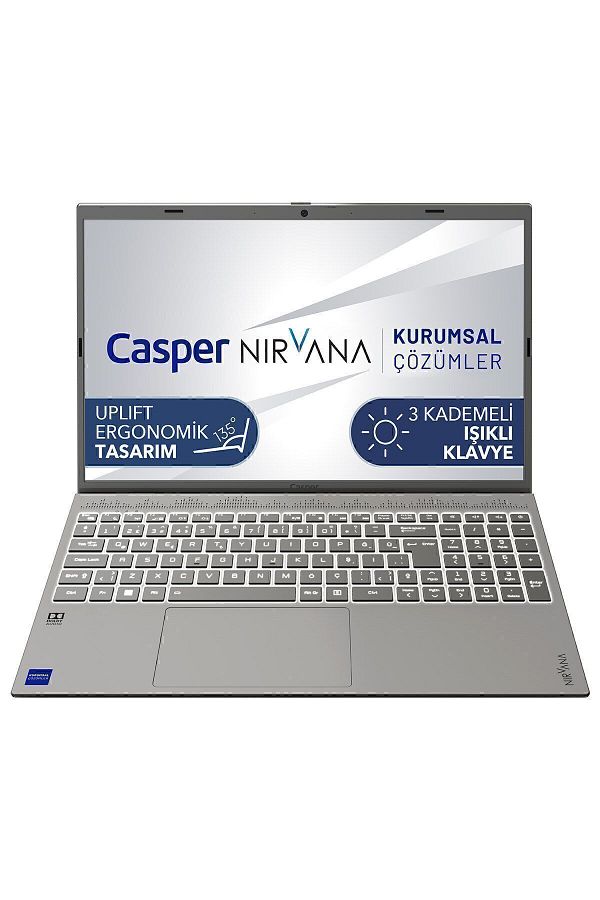 CASPER Nirvana C650.1235-8V00X-G-F Intel Core i5-1235U 8GB RAM 500GB NVMe SSD FREEDOS 15.6" Laptop