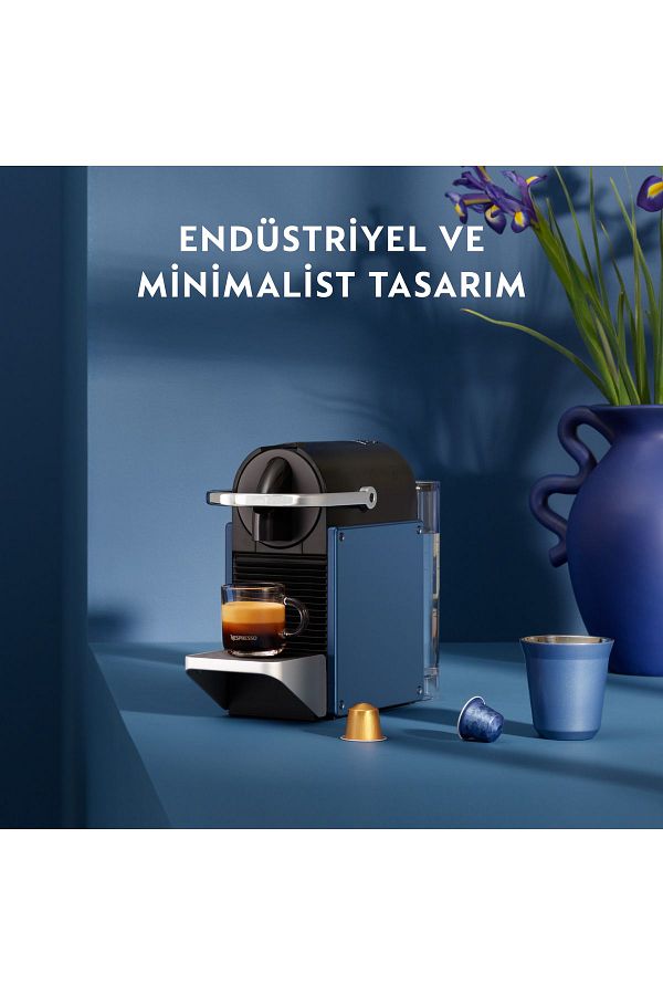Nespresso D62 Pixie Kahve Makinesi,mavi - Görsel 3