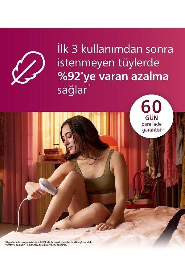 Philips Lumea Brı921/00 Lazer Epilasyon Ipl Tüy Alma Cihazı,kaş Düzeltici,(YÜZ,VÜCUT HASSAS BÖLGE) - Görsel 3