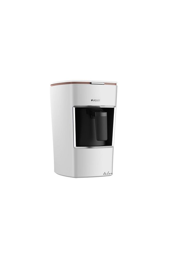 Arçelik Türk Kahve Makinesi K 3300 Mini Telve Beyaz ( Gold Cizgili ) - Görsel 3