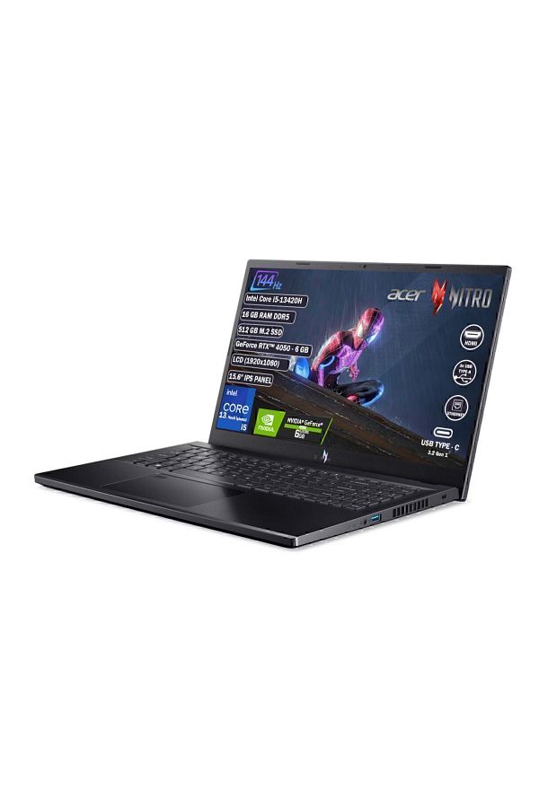 ACER Nitro V15 Anv15-51-57xv I5-13420h 16gb 512gb Ssd Rtx4050 Freedos 15.6" Fhd Nh.qnbey.004 - Görsel 3