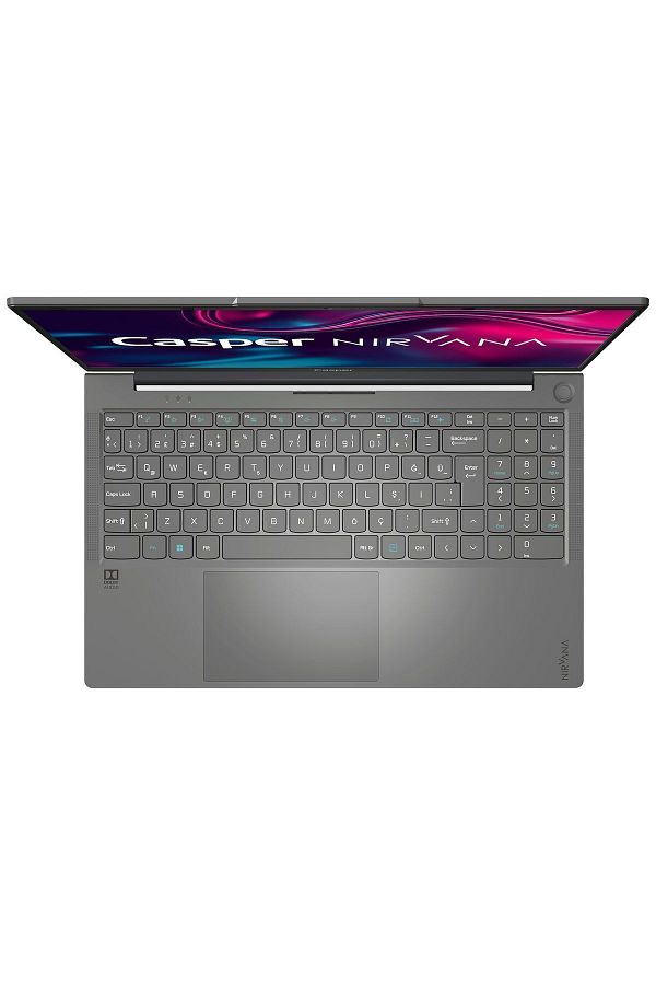 CASPER Nirvana X600.1245-BV00X-G-F Intel Core i5-12450H 16GB RAM 500GB NVMe SSD DOS 15.6" Laptop - Görsel 3
