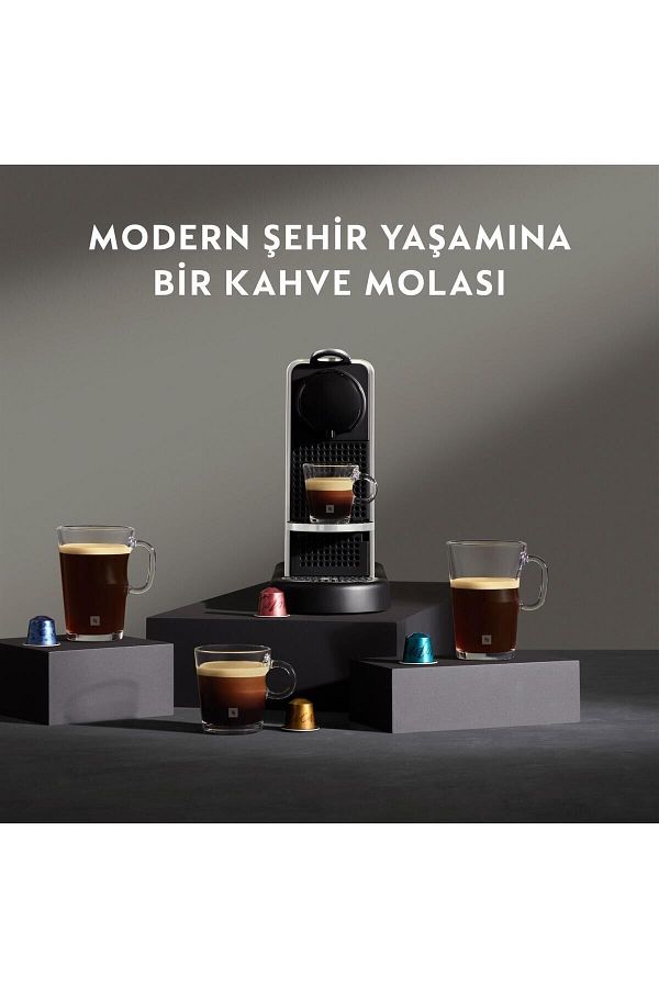 Nespresso C140 Citiz Platinum Kahve Makinesi ,Paslanmaz Çelik - Görsel 7