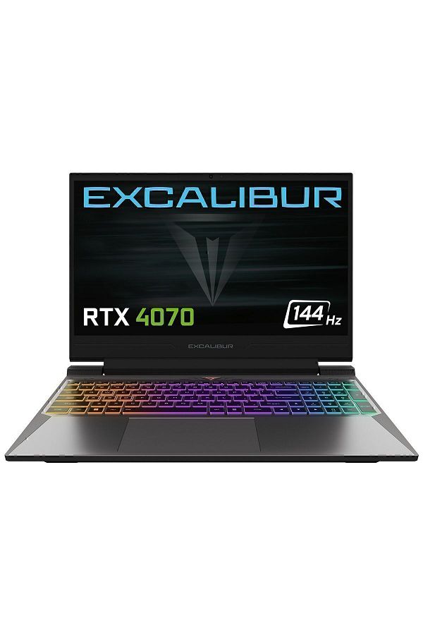CASPER Excalibur G870.1270-BV70X-B i7-12700H 16GB RAM 500GB NVMe SSD 8GB RTX4070 Dos Gaming Laptop
