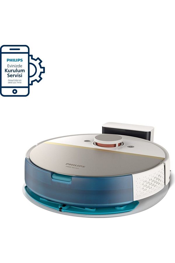 Philips Homerun 7000 Serisi Islak Kuru Moplu Robot Süpürge Xu7000/02, 5000 Pa, 0.3 Litre , + 2 YIL GARANTİ