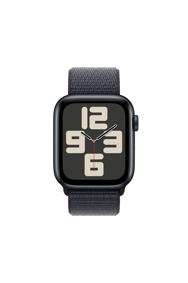 Apple Watch SE GPS 44mm Midnight Aluminium Case with Ink Sport Loop - Görsel 2
