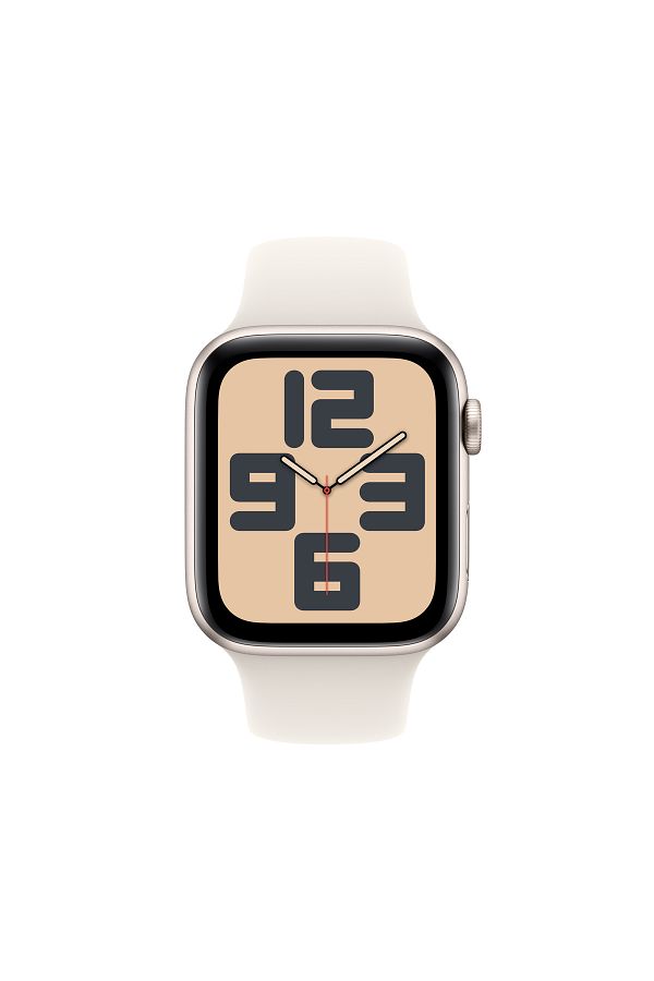 Apple Watch SE GPS 40mm Yıldız Işığı Alüminyum Kasa + Yıldız Işığı Spor Kordon - M/L - Görsel 2