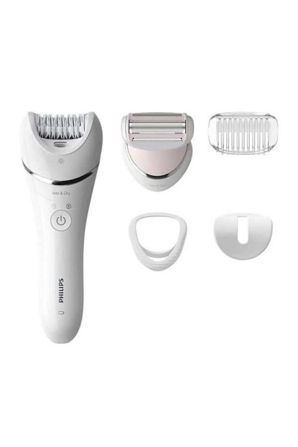 Philips 8000 Serisi Islak/Kuru Epilasyon Aleti Cihazı - Braun Mini Tüy Alma Makinesi - Kaş Usturası 3'lü Set - Görsel 2