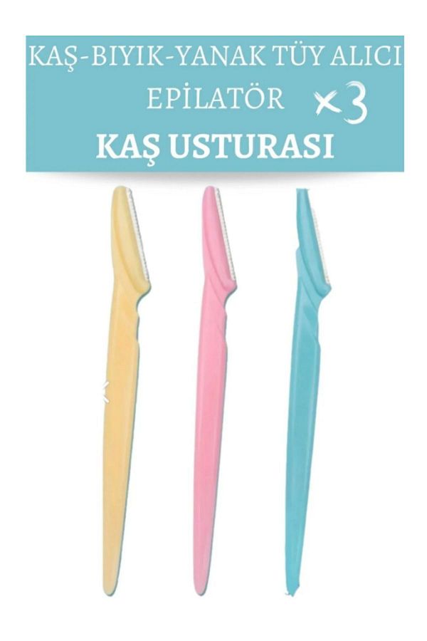 Philips 8000 Serisi Islak/Kuru Epilasyon Aleti Cihazı - Braun Mini Tüy Alma Makinesi - Kaş Usturası 3'lü Set - Görsel 4