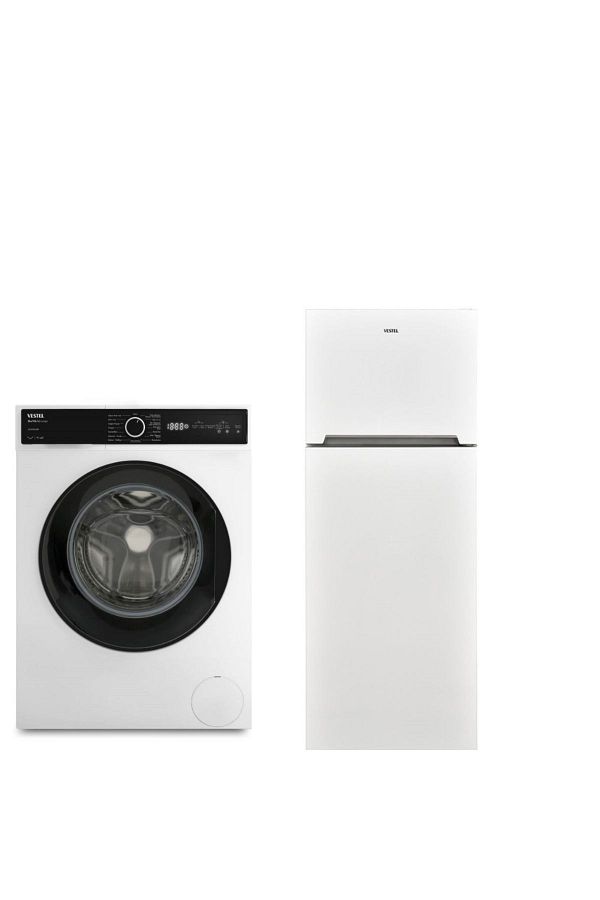 VESTEL ÇAMAŞIR MAKİNESİ VE BUZDOLABI SETİ CMI97302+ NF52111