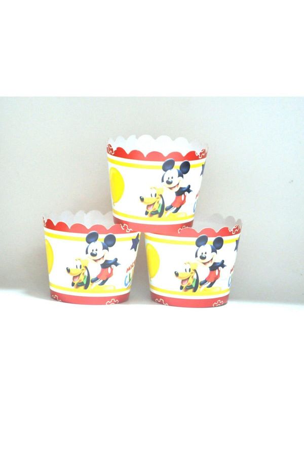 25 Li Mickey Mouse Cupcake Kapsülü