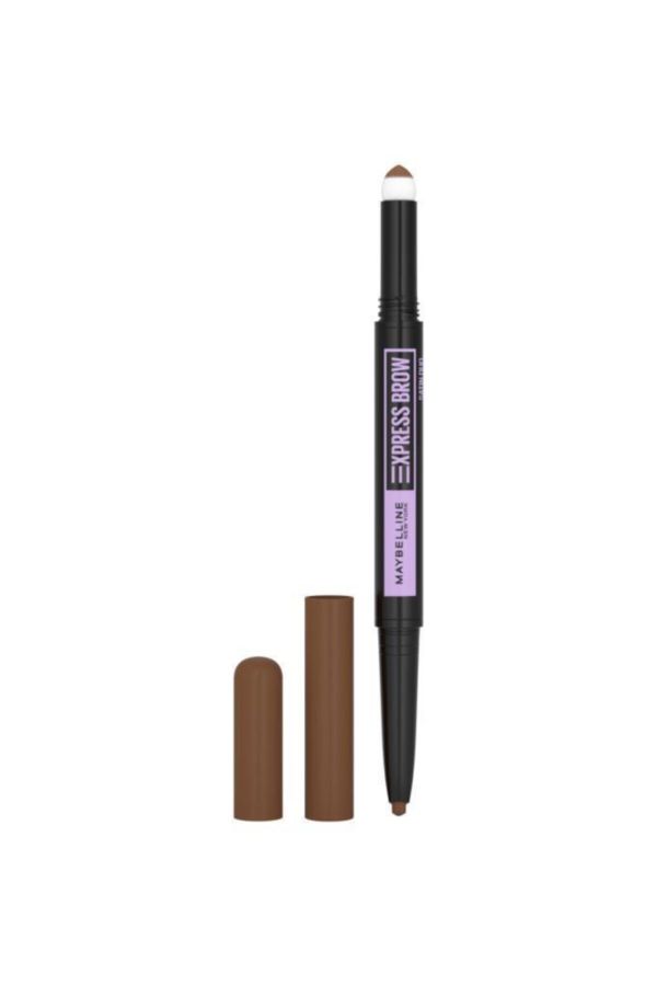 Express Brow Satin Duo Çift Taraflı Kaş Kalemi - 02 Orta Ton_0