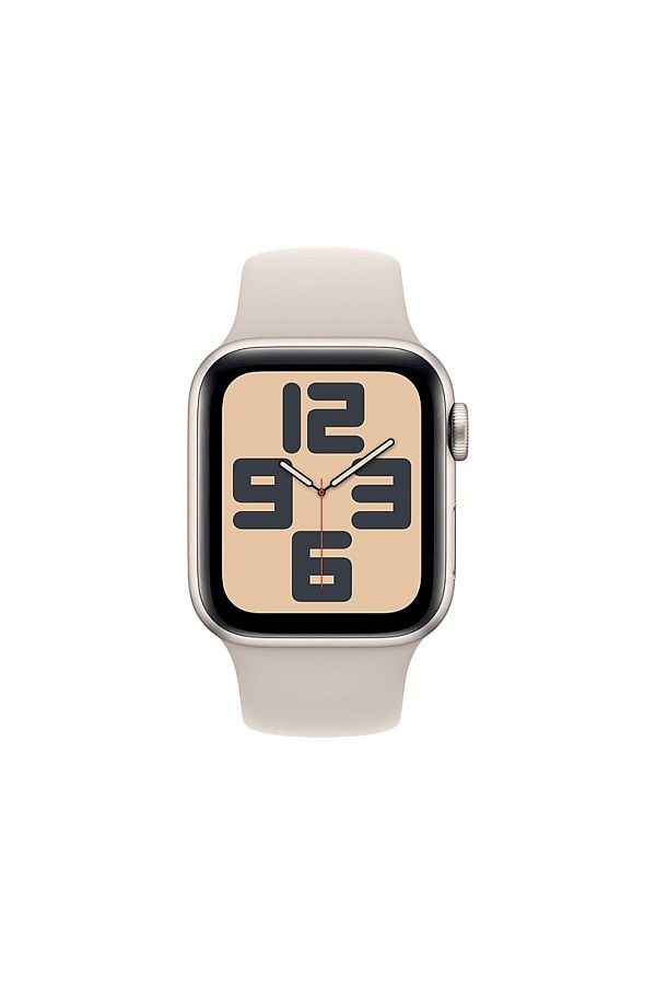 Apple Watch SE 2023 GPS + Cellular MRGX3TU/A  44 mm Yıldız Işığı Alüminyum Kasa ve Yıldız Işığı Spor Kordo - Görsel 2