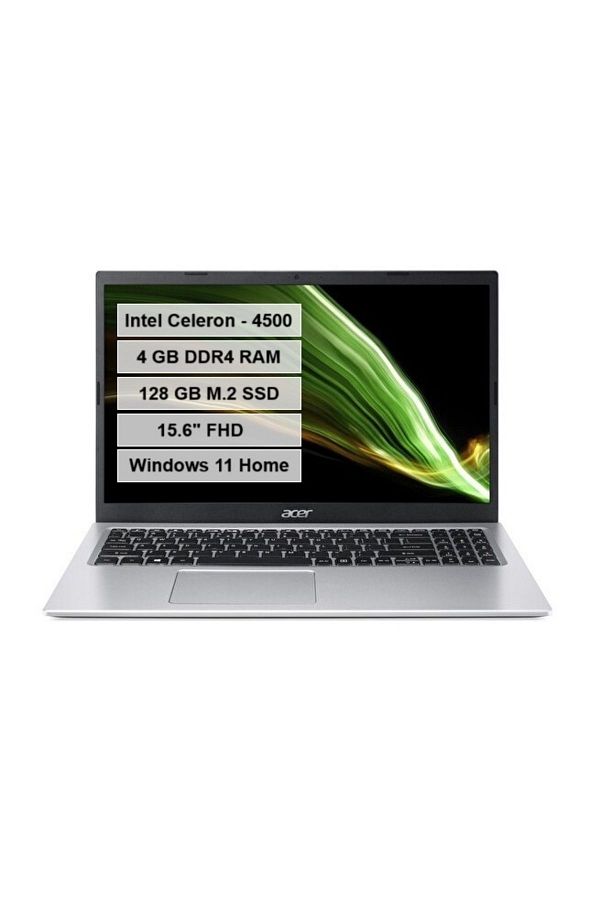 ACER Aspire 3 A315-35-c8yj Intel Celeron 4500 Uma 4gb Ram 128gb Ssd 15,6” Fhd Windows11 Home