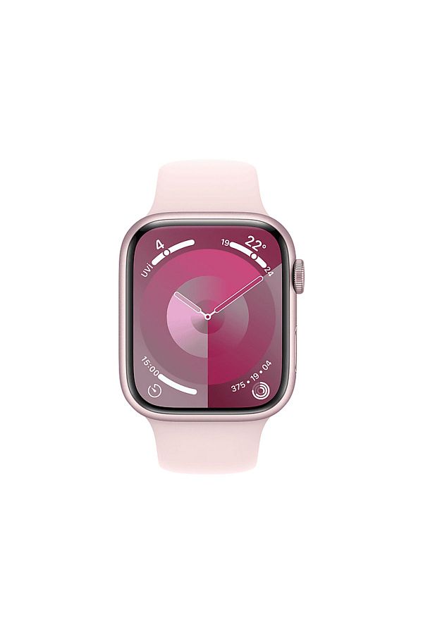 Apple Watch Series 9 GPS + Cellular MRMK3TU/A  45 mm Pembe Alüminyum Kasa ve Uçuk Pembe Spor Kordon - S/M - Görsel 2
