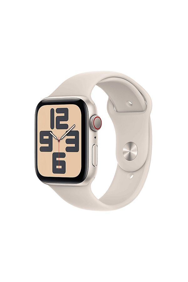 Apple Watch SE 2023 GPS + Cellular MRGX3TU/A  44 mm Yıldız Işığı Alüminyum Kasa ve Yıldız Işığı Spor Kordo