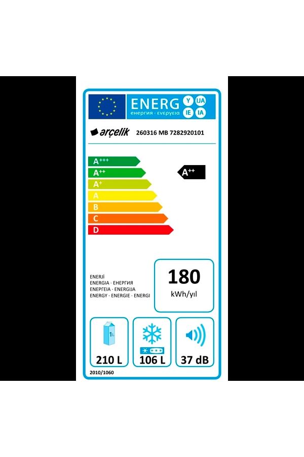 Arçelik 566375 Es No-frost Buzdolabı - Görsel 5