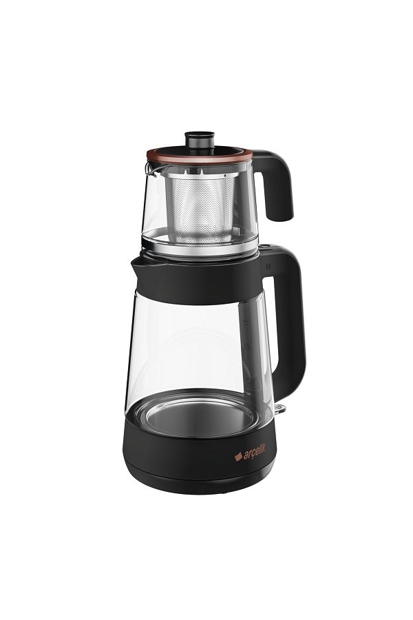 Arçelik Cm 6964 S Resital Siyah 1900 W Cam Demlikli Çay Makinesi - Görsel 2