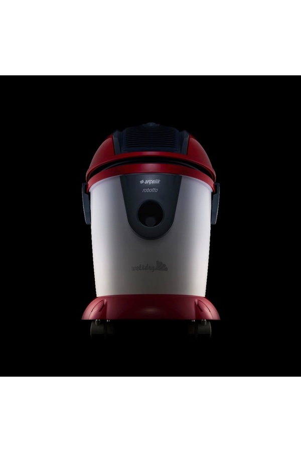 Arçelik S 7610 Kırmızı Süpürge Islak-kuru 200 Watt Emiş Gücü - Görsel 2