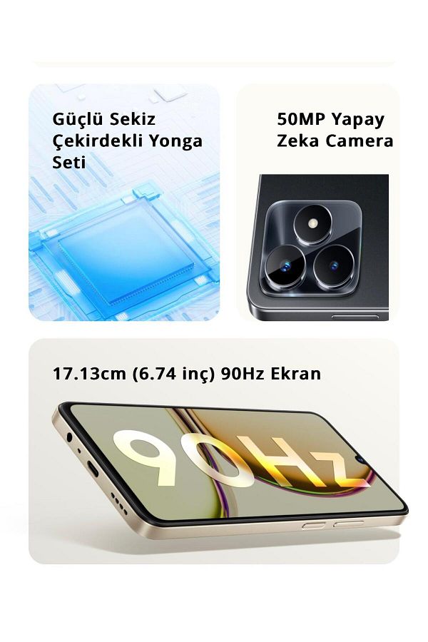 Realme Cep Telefonu C53 8/256gb Relame Türkiye Garantili - Görsel 5