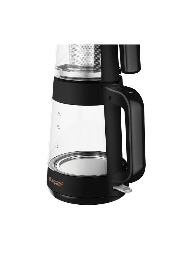 Arçelik Cm 6964 S Resital Siyah 1900 W Cam Demlikli Çay Makinesi - Görsel 4